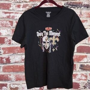 ๐ฃReebok Super Bowl XLIV New Orleans Saints Own The Moment Who Dat Tshirt Medium